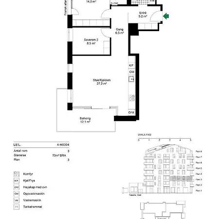 Leilighet Amazing Luxury On The Waterfront! 73sqm