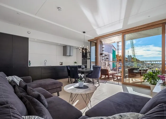 Amazing Luxury On The Waterfront! 73sqm Daire Oslo